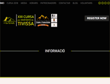 Tablet Screenshot of muntanyesdetivissa.cat